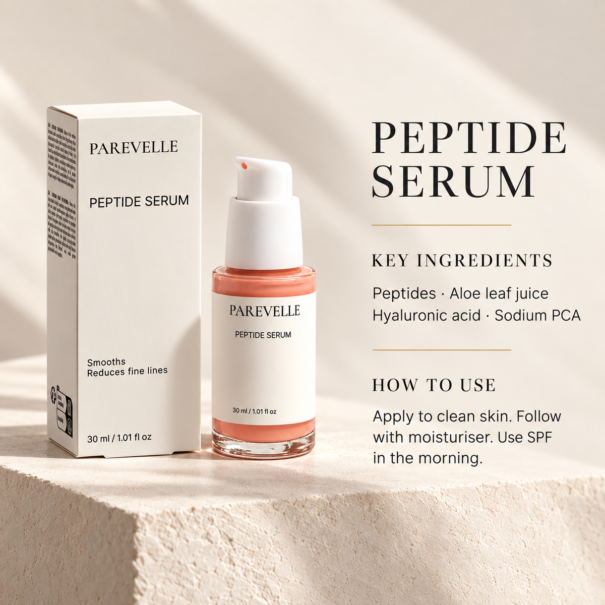 Parevelle Peptide Serum — 30ml
